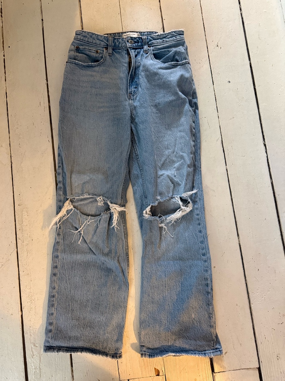 Abercrombie & Fitch Curve Love 90’s relaxed high rise jeans